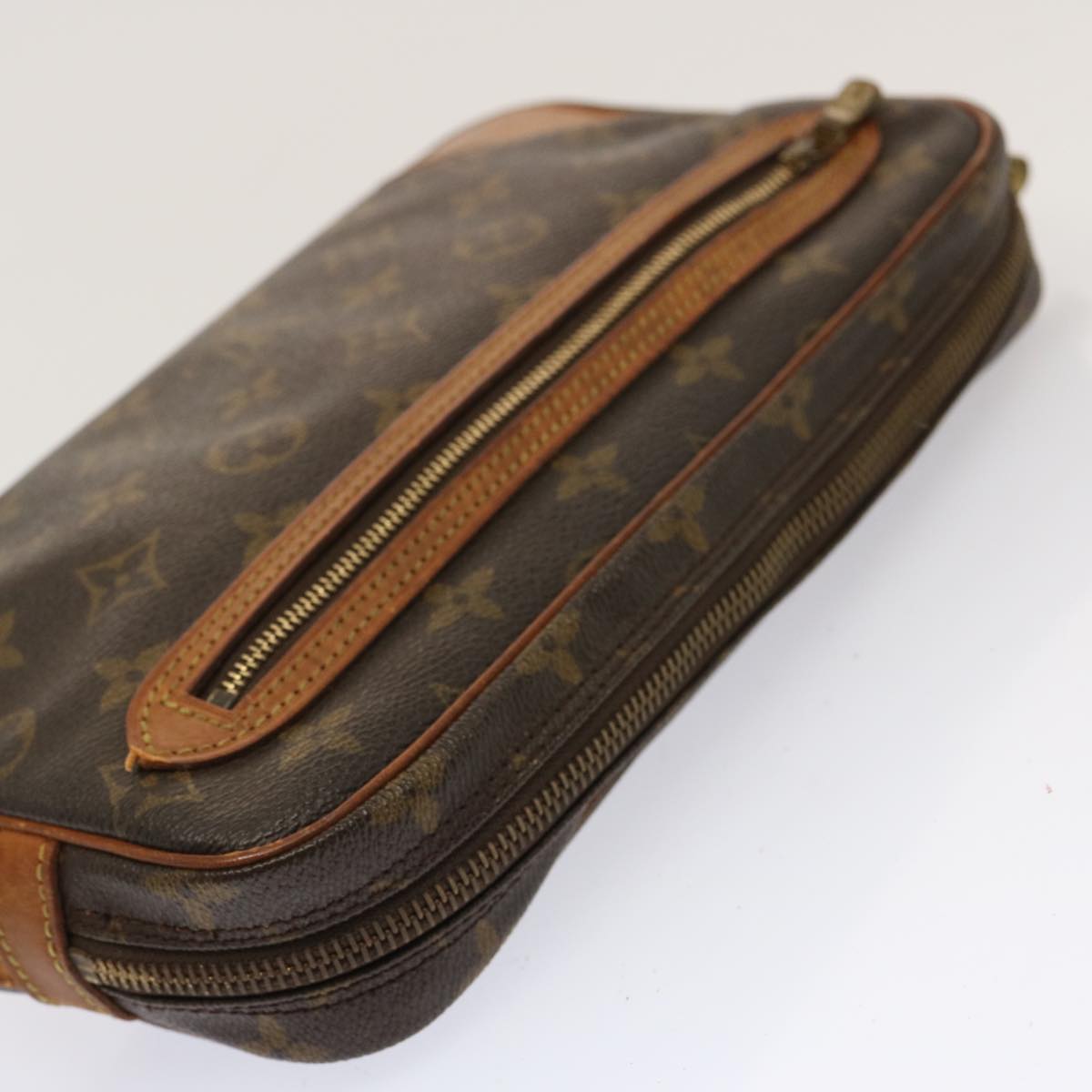 LOUIS VUITTON Monogram Marly Dragonne GM Clutch Bag M51825 LV 70898