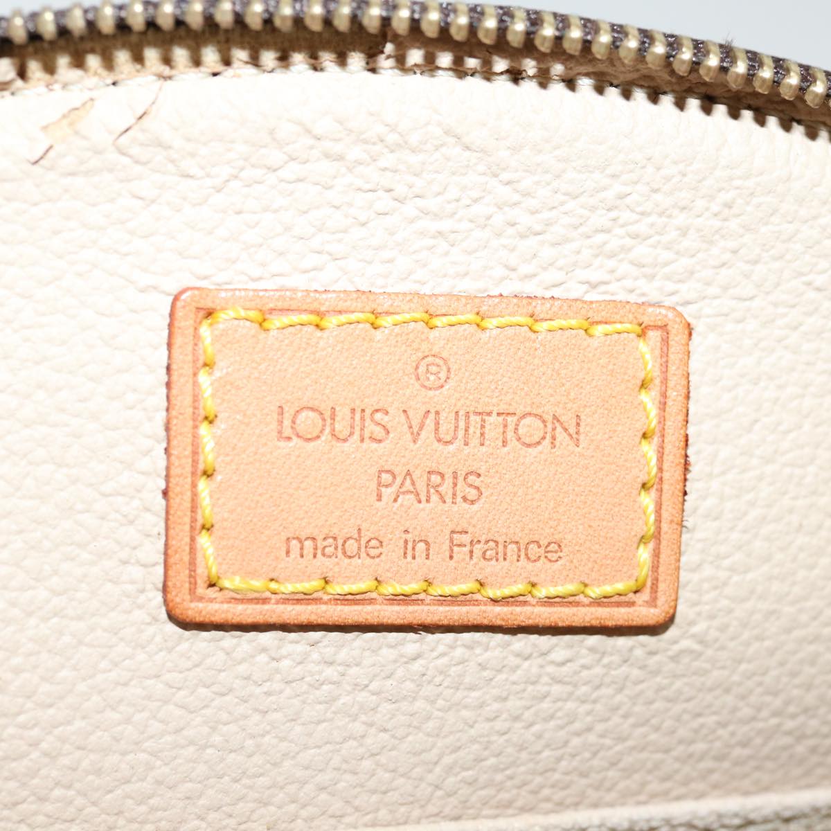 LOUIS VUITTON Monogram Trousse Demi Ronde Cosmetic Pouch M47520 LV 70901