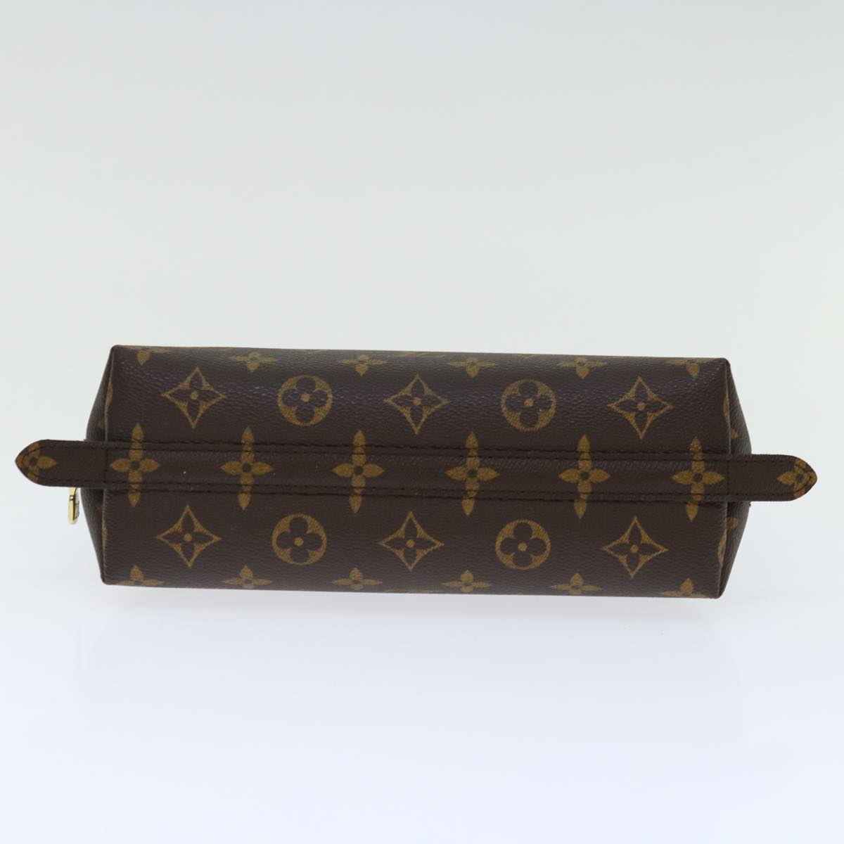LOUIS VUITTON Monogram Trousse Demi Ronde Cosmetic Pouch M47520 LV 70901