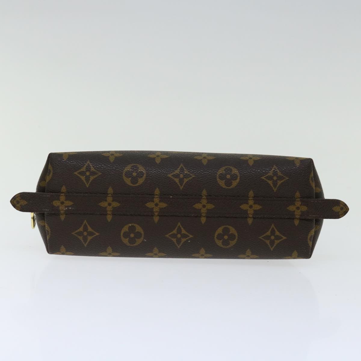 LOUIS VUITTON Monogram Trousse Demi Ronde Cosmetic Pouch M47520 LV 70902