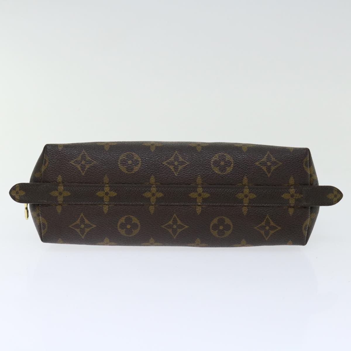 LOUIS VUITTON Monogram Trousse Demi Ronde Cosmetic Pouch M47520 LV 70903