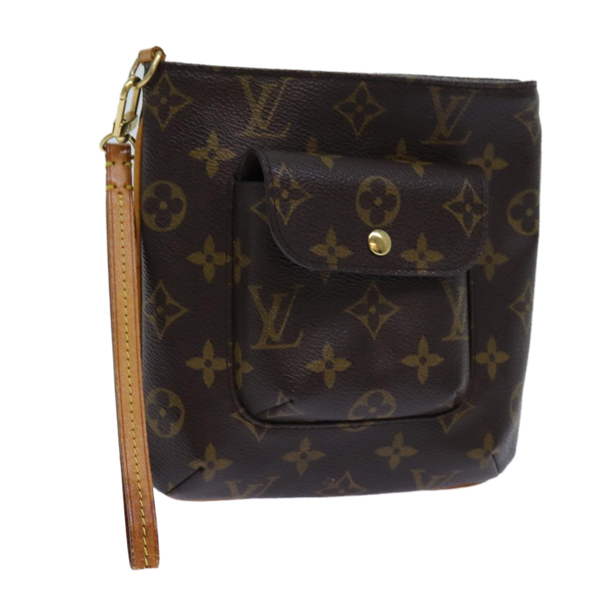 LOUIS VUITTON Monogram Partition Pouch M51901 LV 70904