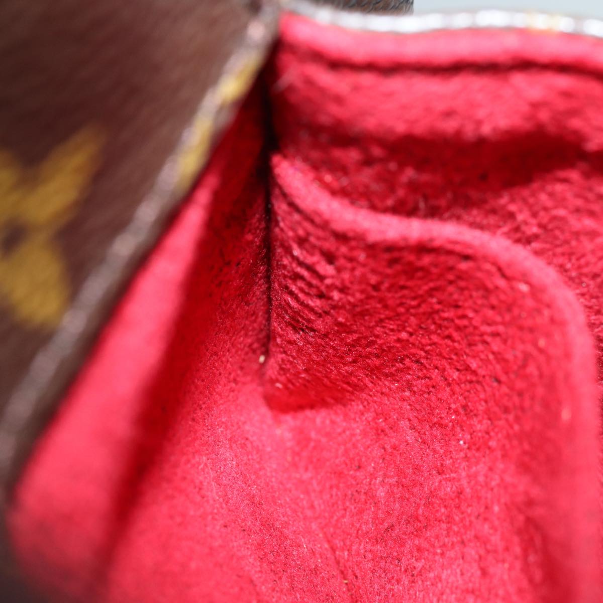 LOUIS VUITTON Monogram Partition Pouch M51901 LV 70904