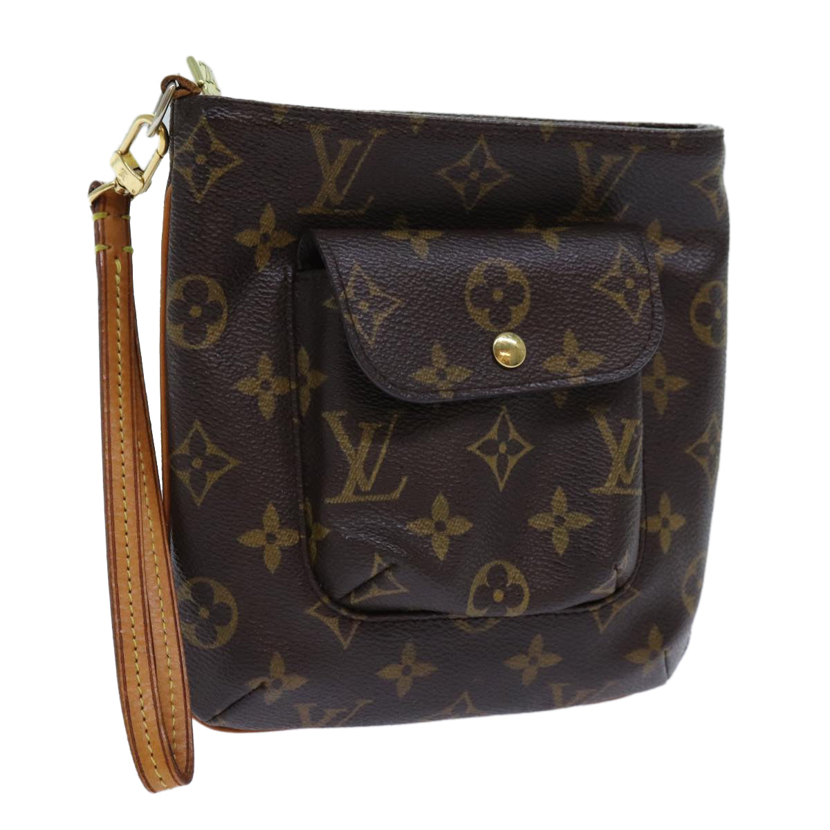 LOUIS VUITTON Monogram Partition Pouch M51901 LV 70905