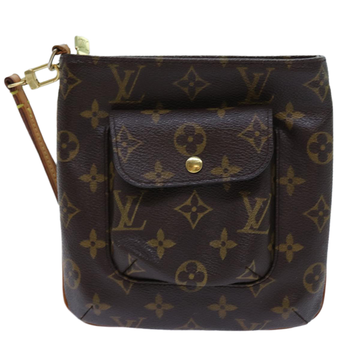 LOUIS VUITTON Monogram Partition Pouch M51901 LV 70905