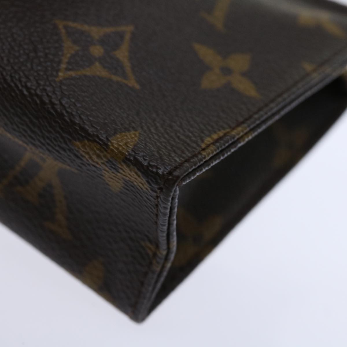 LOUIS VUITTON Monogram Poche Toilette 15 Pouch M47546 LV 70906