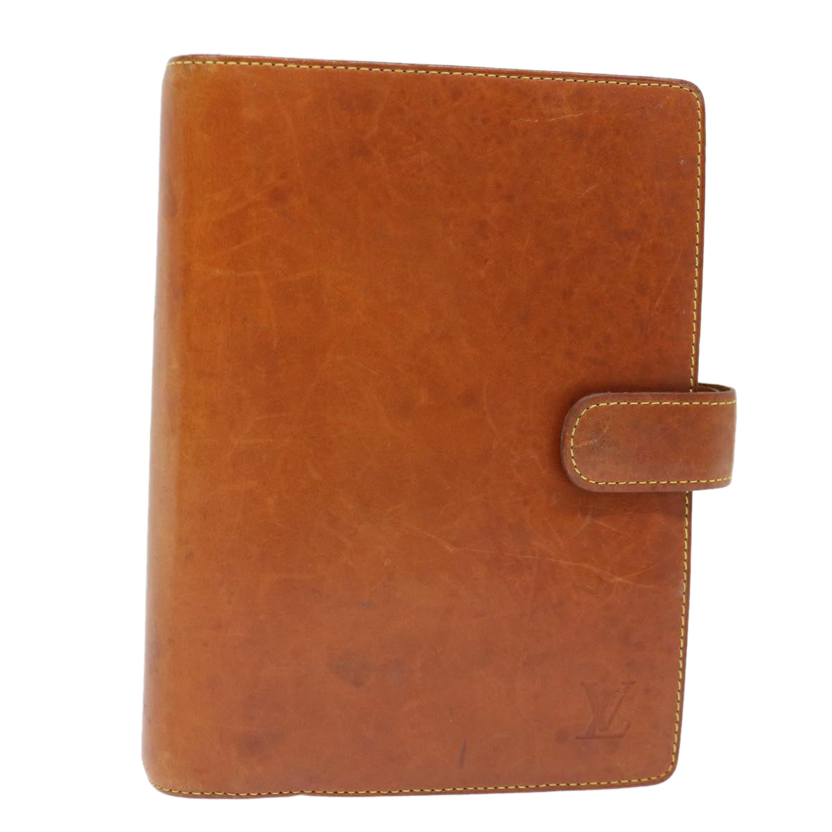 LOUIS VUITTON Nomad leather Agenda MM Day Planner Cover Beige R20473 70910