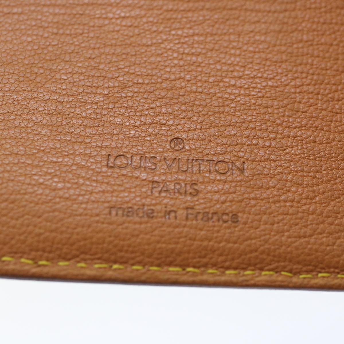 LOUIS VUITTON Nomad leather Agenda MM Day Planner Cover Beige R20473 70910