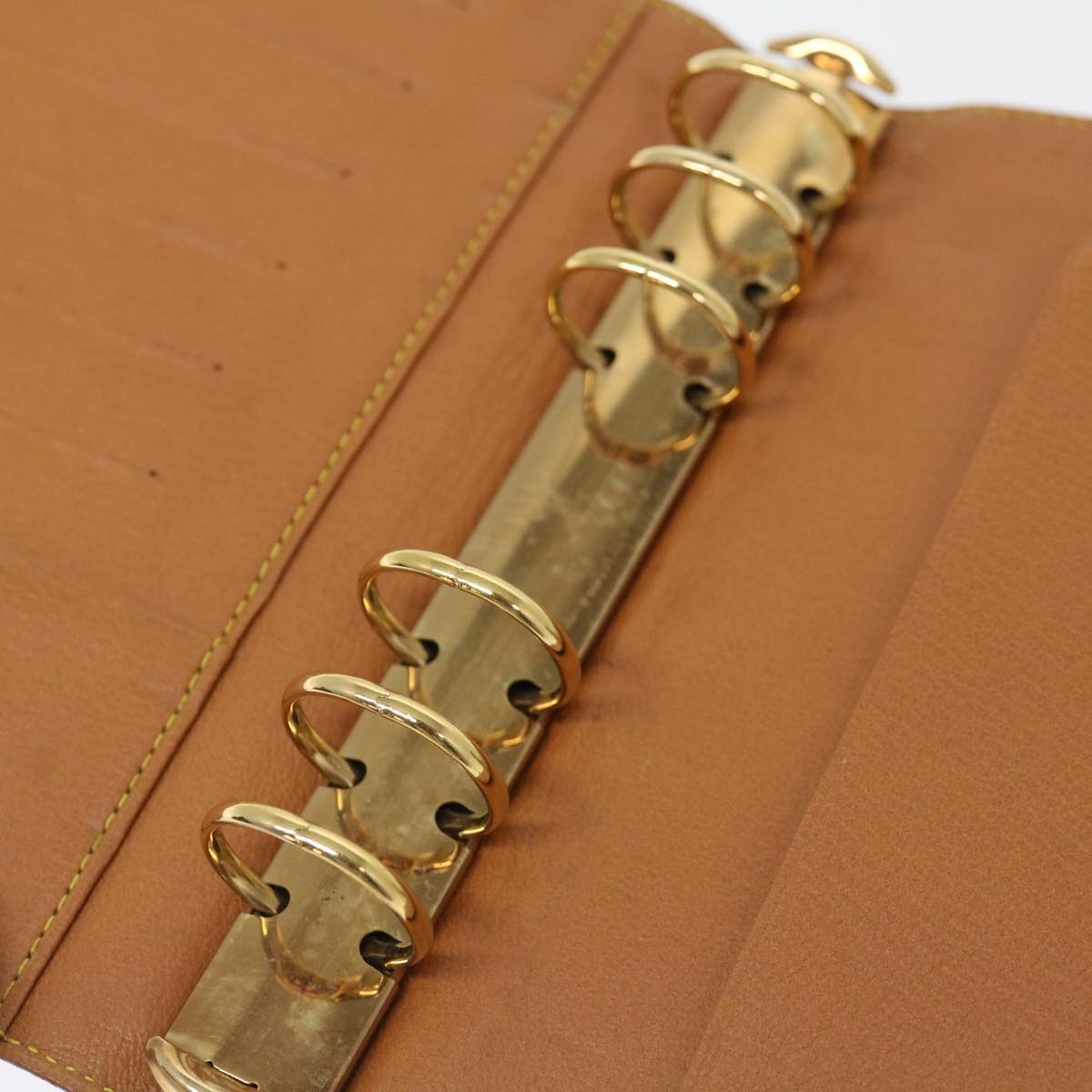 LOUIS VUITTON Nomad leather Agenda MM Day Planner Cover Beige R20473 70910