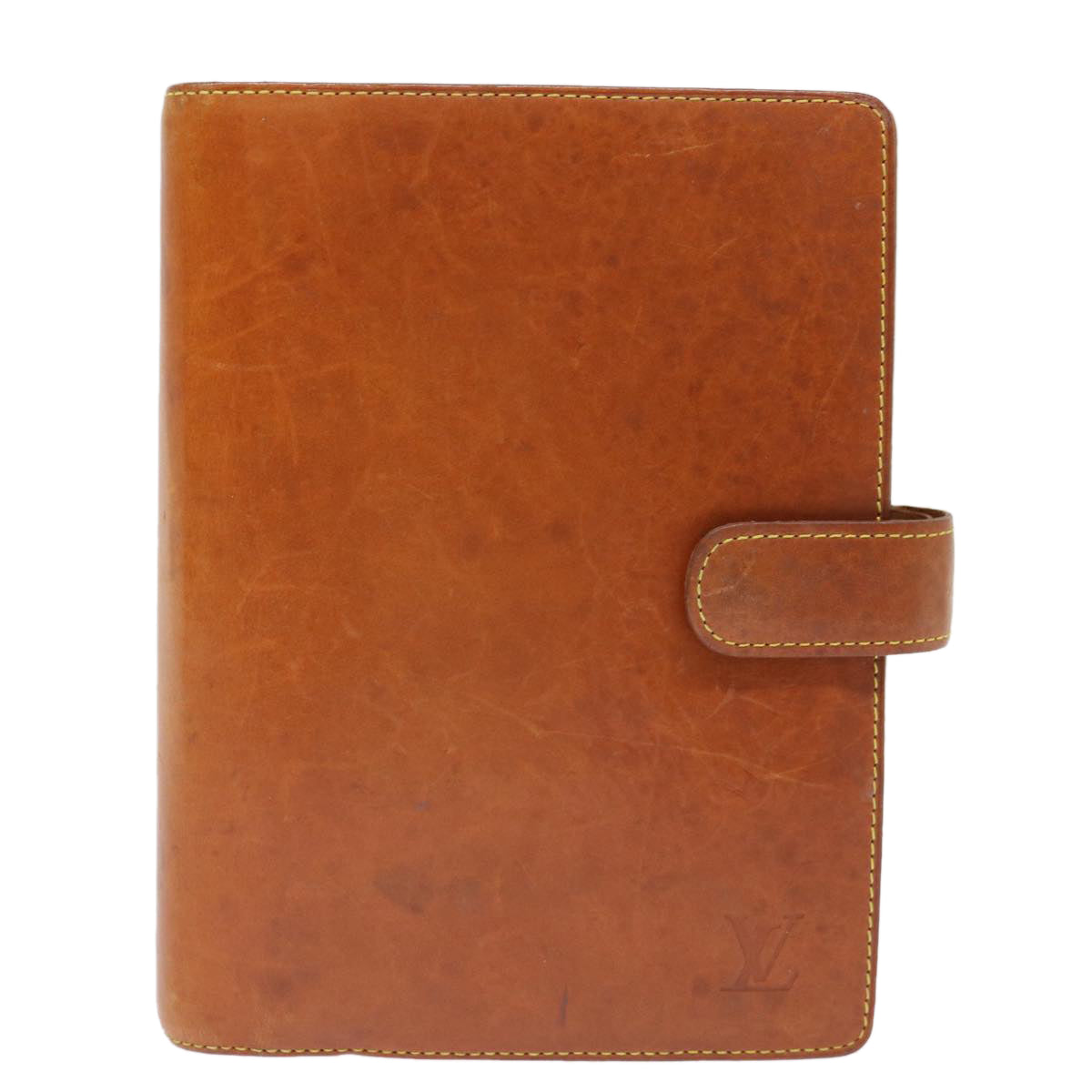 LOUIS VUITTON Nomad leather Agenda MM Day Planner Cover Beige R20473 70910