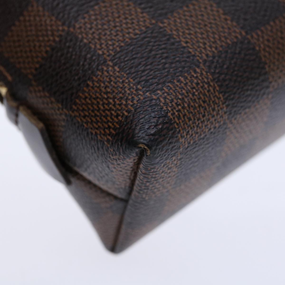 LOUIS VUITTON Damier Ebene Pochette Cosmetic PM Pouch N47516 LV 70912