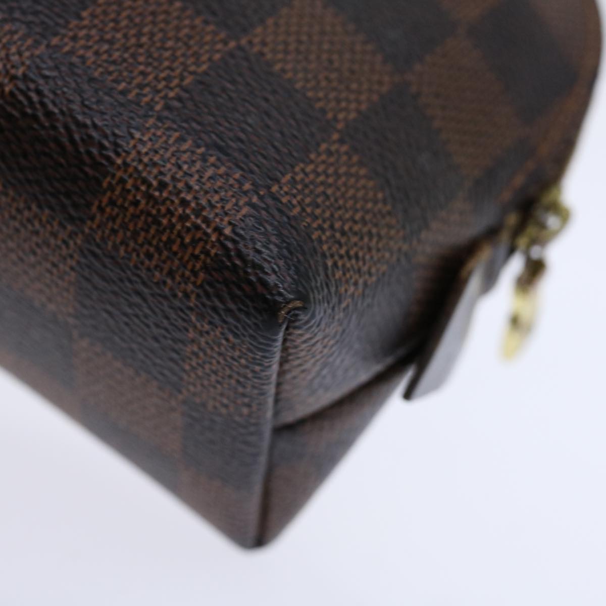 LOUIS VUITTON Damier Ebene Pochette Cosmetic PM Pouch N47516 LV 70912
