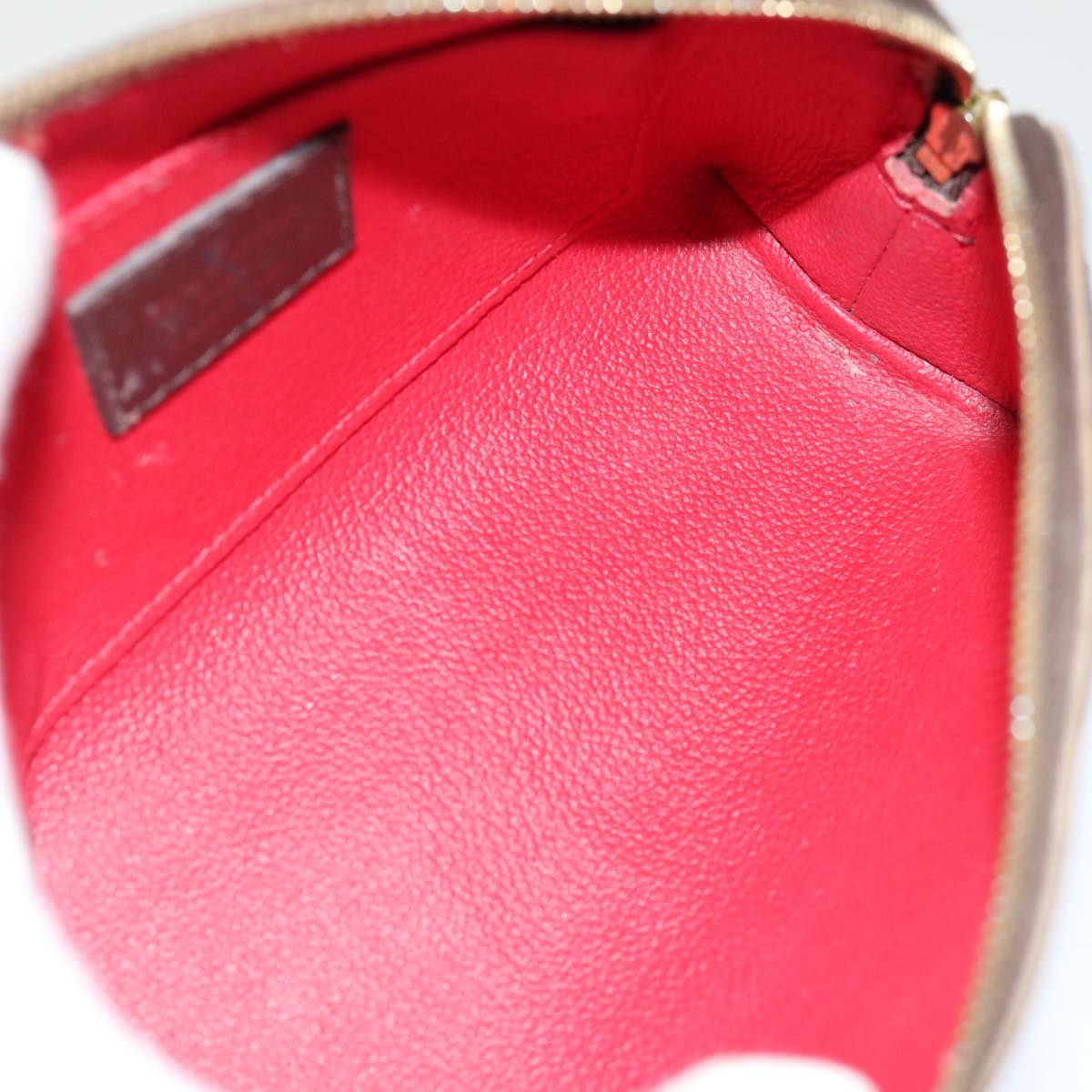 LOUIS VUITTON Damier Ebene Pochette Cosmetic PM Pouch N47516 LV 70912