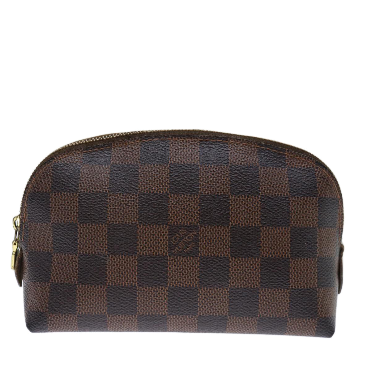 LOUIS VUITTON Damier Ebene Pochette Cosmetic PM Pouch N47516 LV 70912
