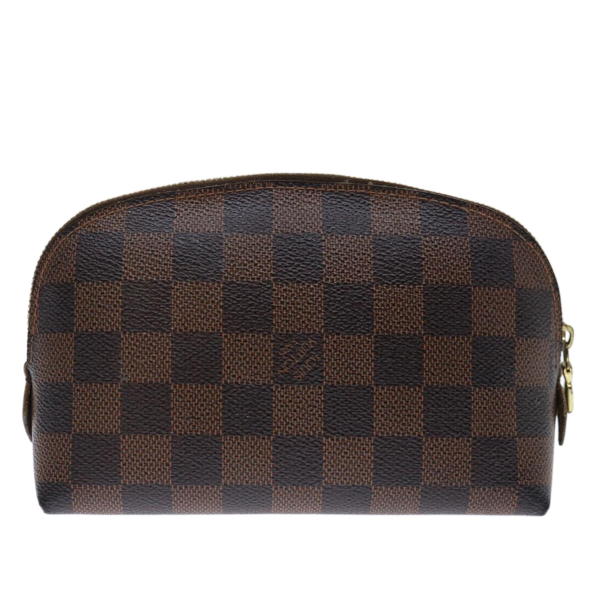 LOUIS VUITTON Damier Ebene Pochette Cosmetic PM Pouch N47516 LV 70912
