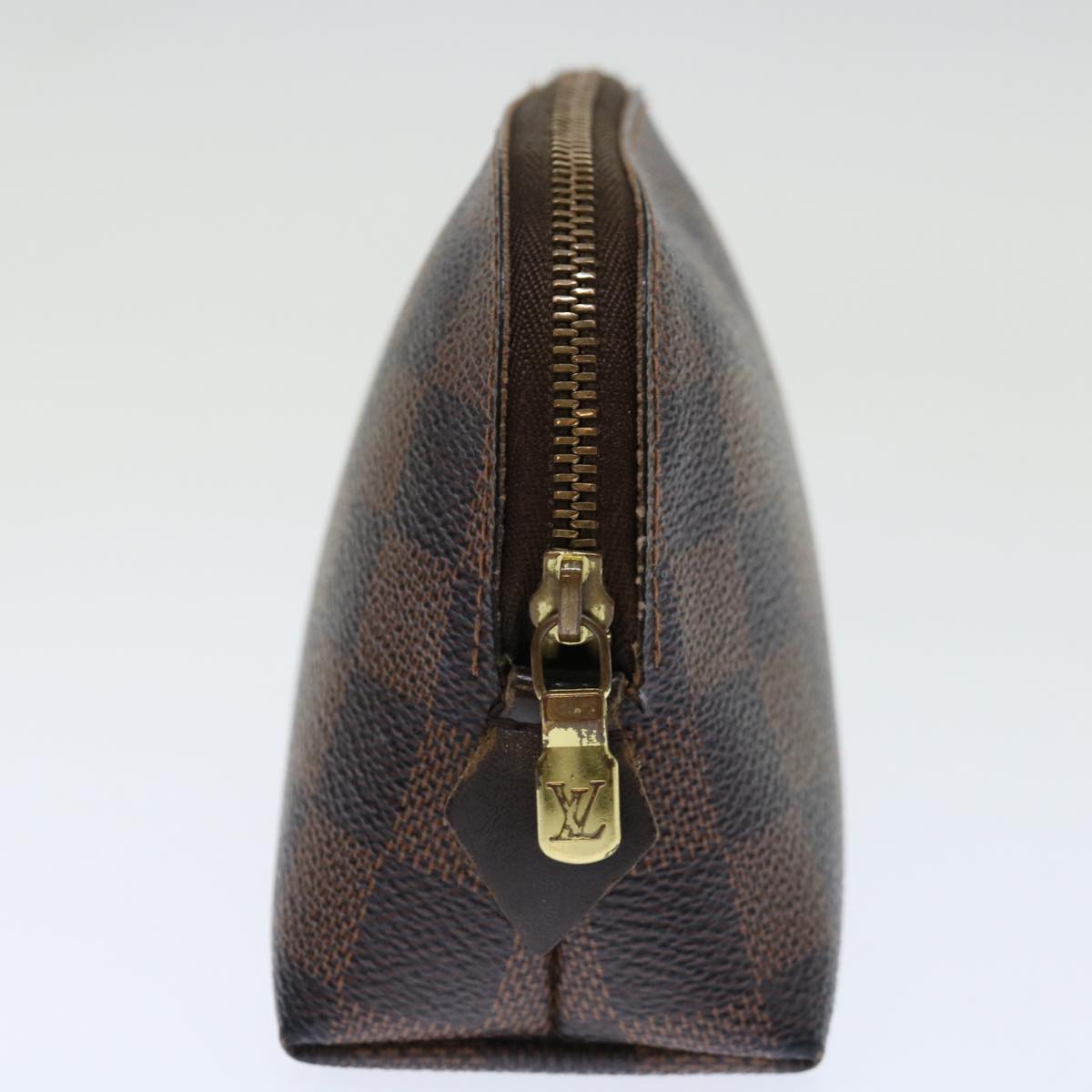 LOUIS VUITTON Damier Ebene Pochette Cosmetic PM Pouch N47516 LV 70912