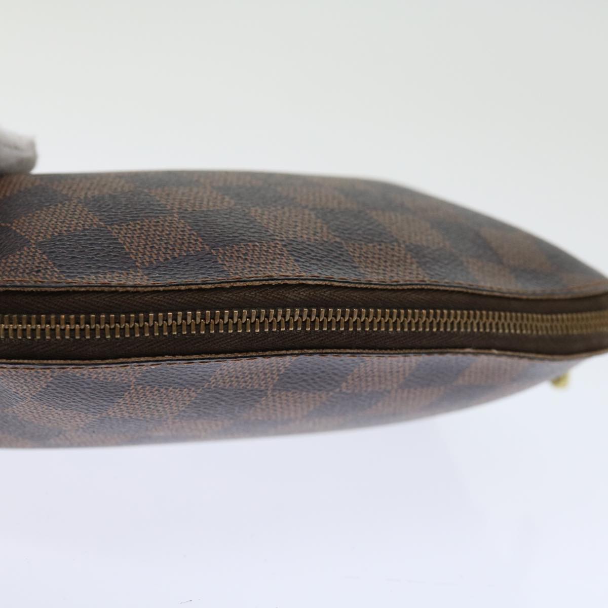 LOUIS VUITTON Damier Ebene Pochette Cosmetic PM Pouch N47516 LV 70912