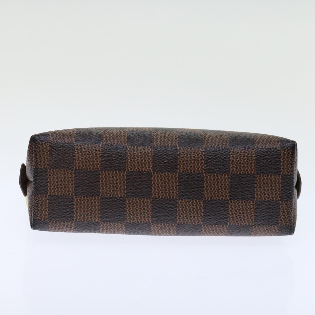 LOUIS VUITTON Damier Ebene Pochette Cosmetic PM Pouch N47516 LV 70912