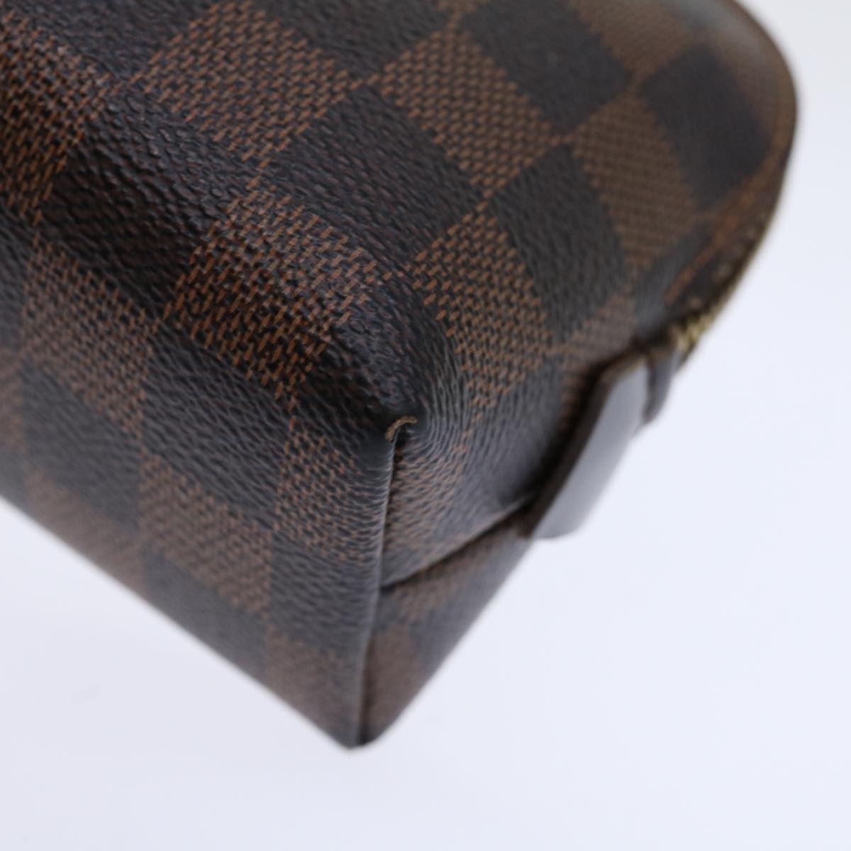 LOUIS VUITTON Damier Ebene Pochette Cosmetic PM Pouch N47516 LV 70912
