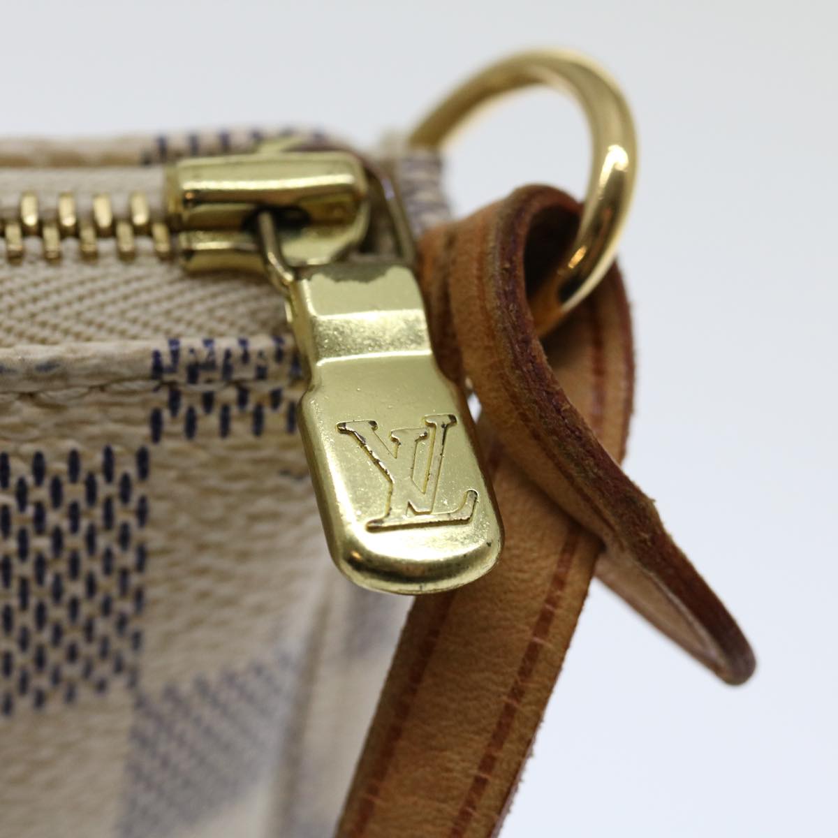 LOUIS VUITTON Damier Azur Pochette Accessoires Pouch N51986 LV 70913