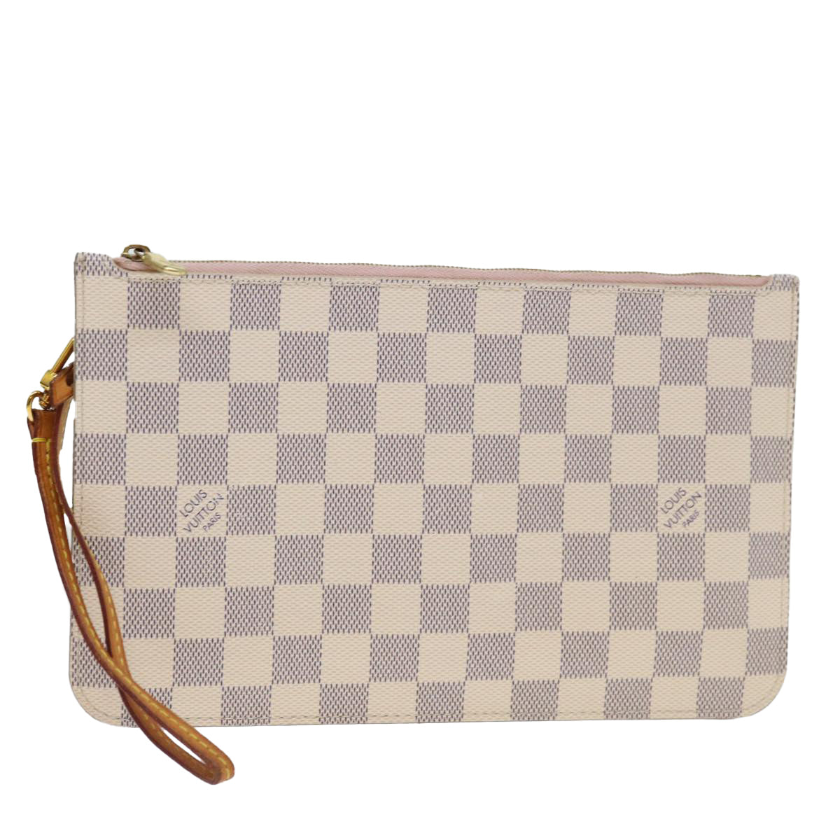 LOUIS VUITTON Damier Azur Neverfull MM Pouch Pouch LV 70919