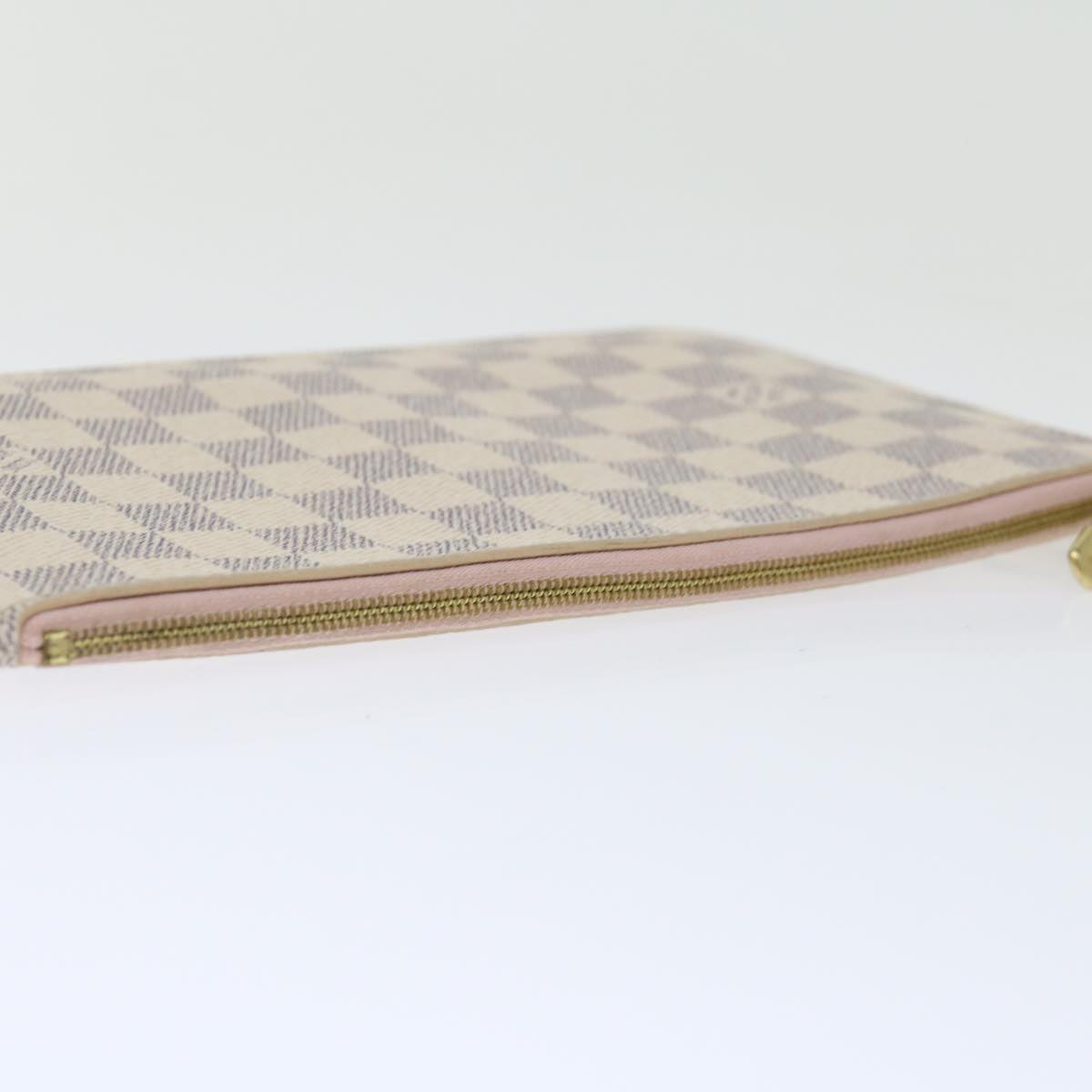 LOUIS VUITTON Damier Azur Neverfull MM Pouch Pouch LV 70919