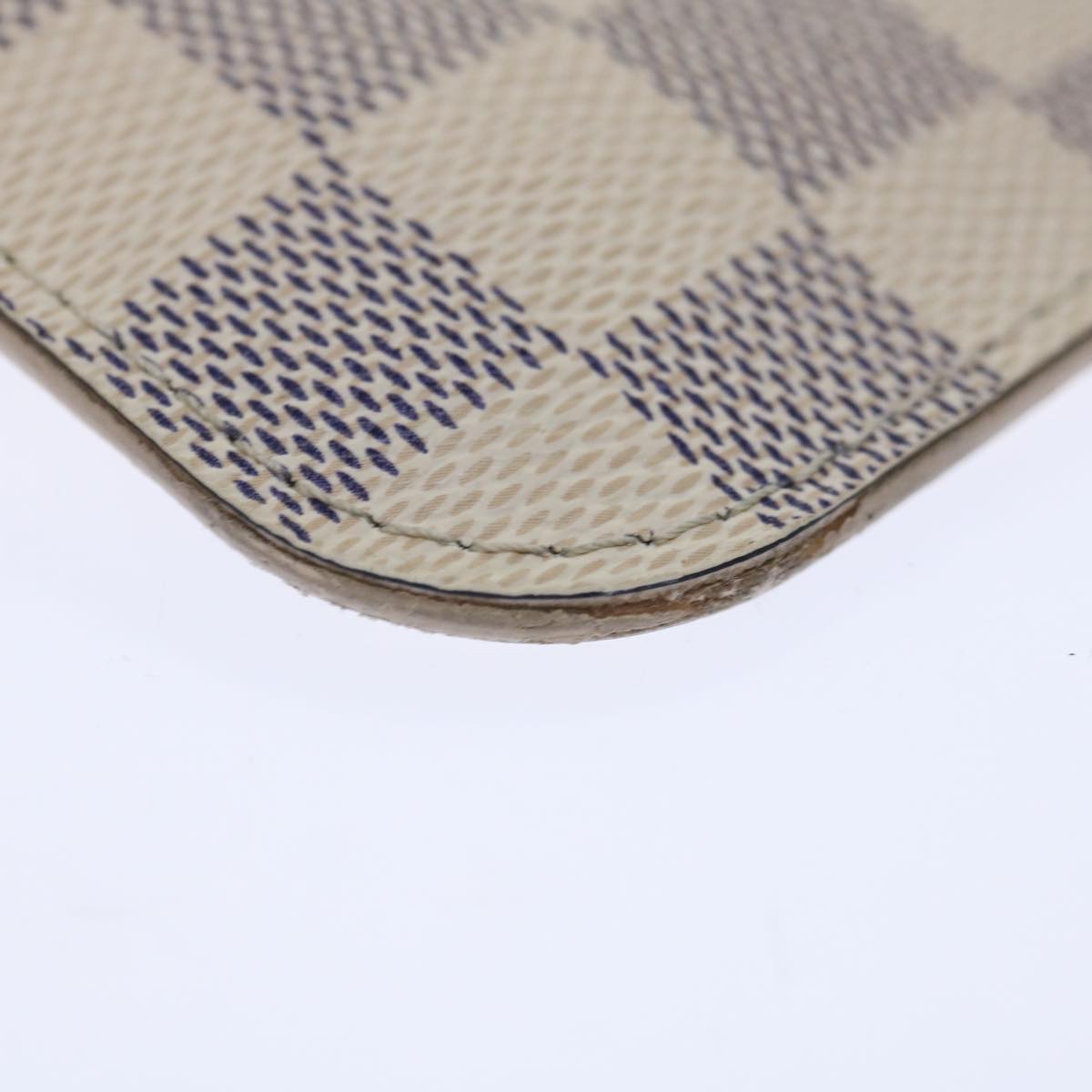 LOUIS VUITTON Damier Azur Neverfull MM Pouch Pouch LV 70919