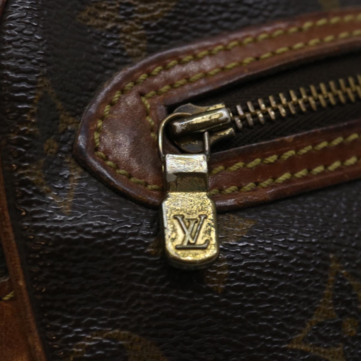 LOUIS VUITTON Monogram Marly Dragonne GM Clutch Bag M51825 LV 70920