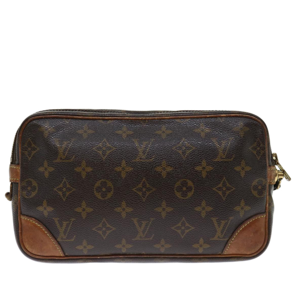 LOUIS VUITTON Monogram Marly Dragonne GM Clutch Bag M51825 LV 70920