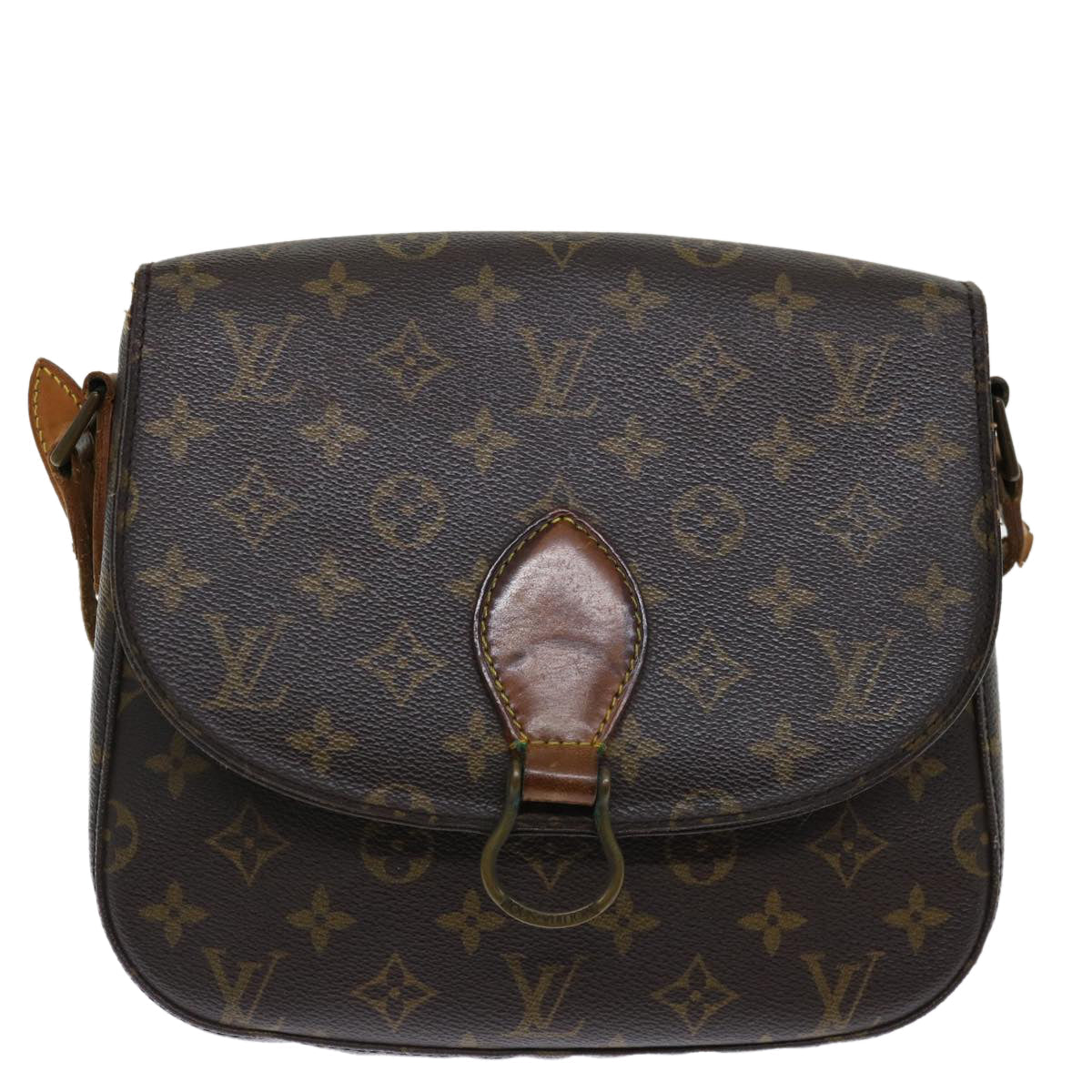 LOUIS VUITTON Monogram Saint Cloud GM Shoulder Bag M51242 LV 70925