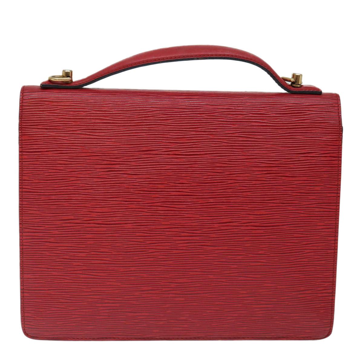 LOUIS VUITTON Epi Monceau 28 Hand Bag Red M40783 LV 70927