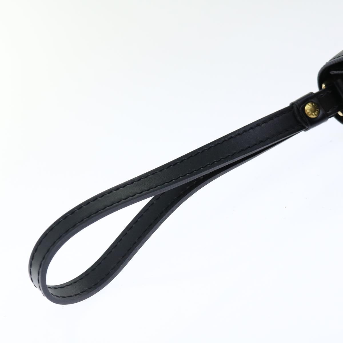 LOUIS VUITTON Epi Serie Dragonne Hand Bag Black M52612 LV 70928