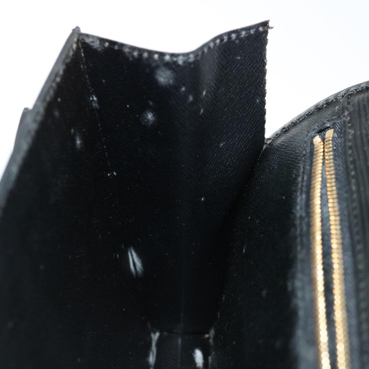 LOUIS VUITTON Epi Serie Dragonne Hand Bag Black M52612 LV 70928