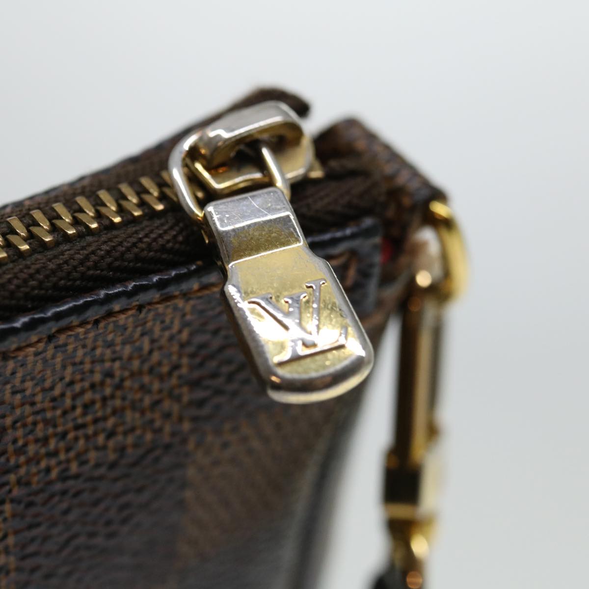 LOUIS VUITTON Damier Ebene Pochette Accessoires Pouch N41206 LV 70932