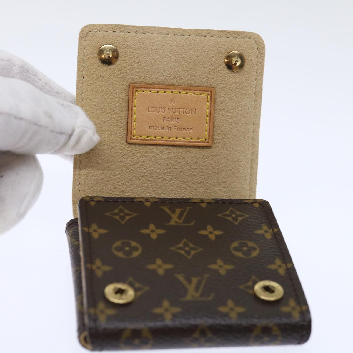 LOUIS VUITTON Monogram Jewelry Case Jewelry Box LV 70942