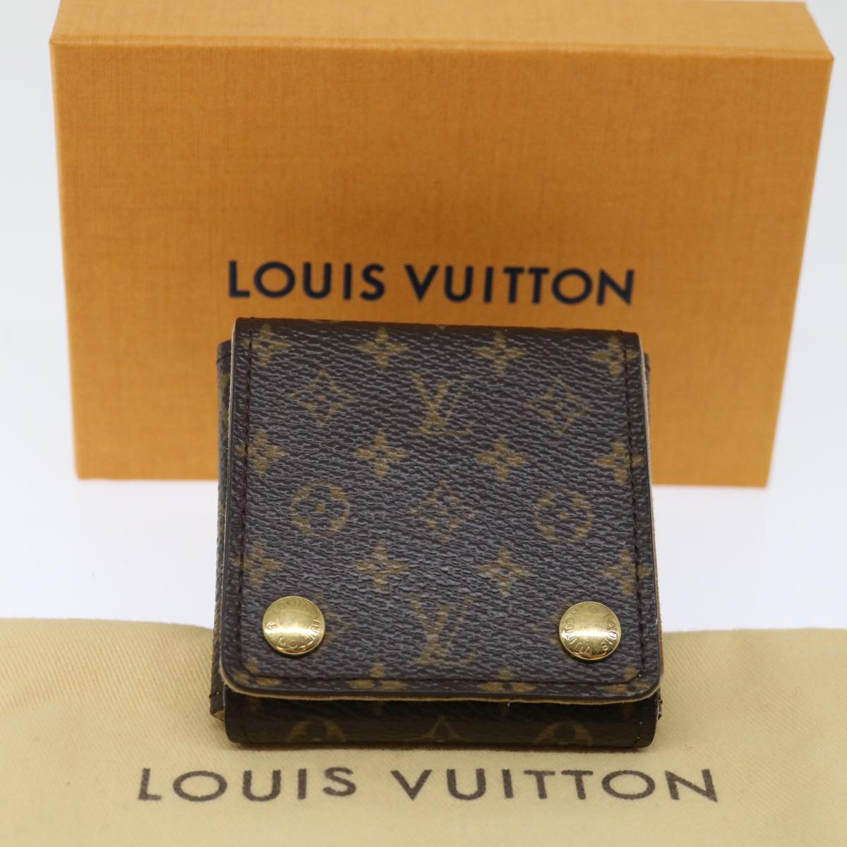 LOUIS VUITTON Monogram Jewelry Case Jewelry Box LV 70942