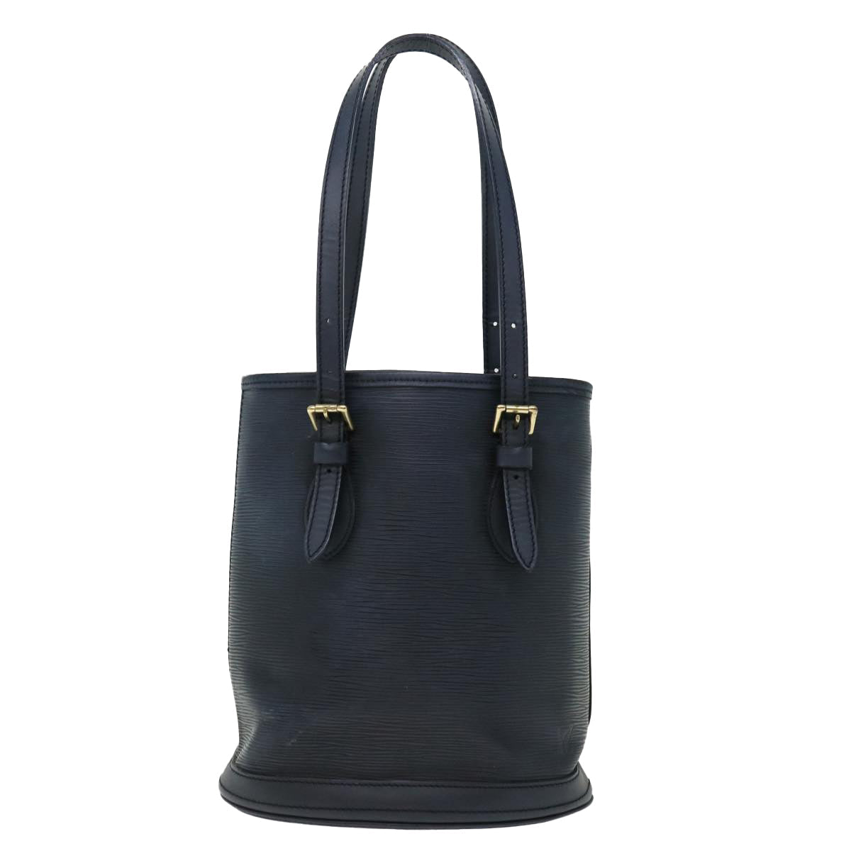 LOUIS VUITTON Epi Bucket PM Shoulder Bag Black M58992 LV 70952