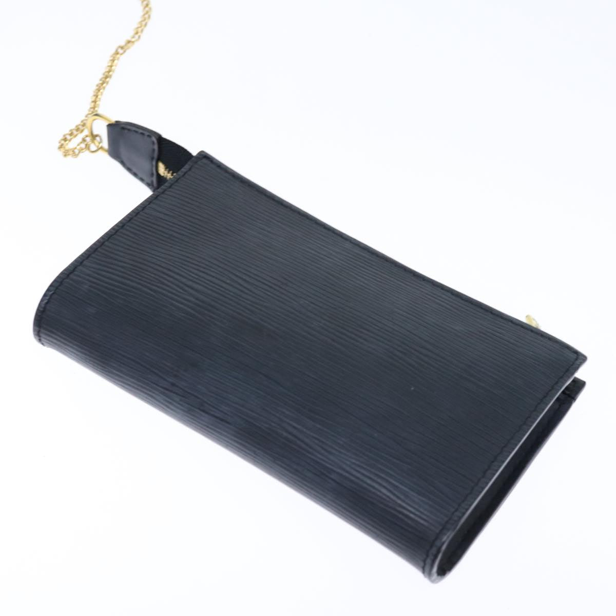 LOUIS VUITTON Epi Bucket PM Shoulder Bag Black M58992 LV 70952