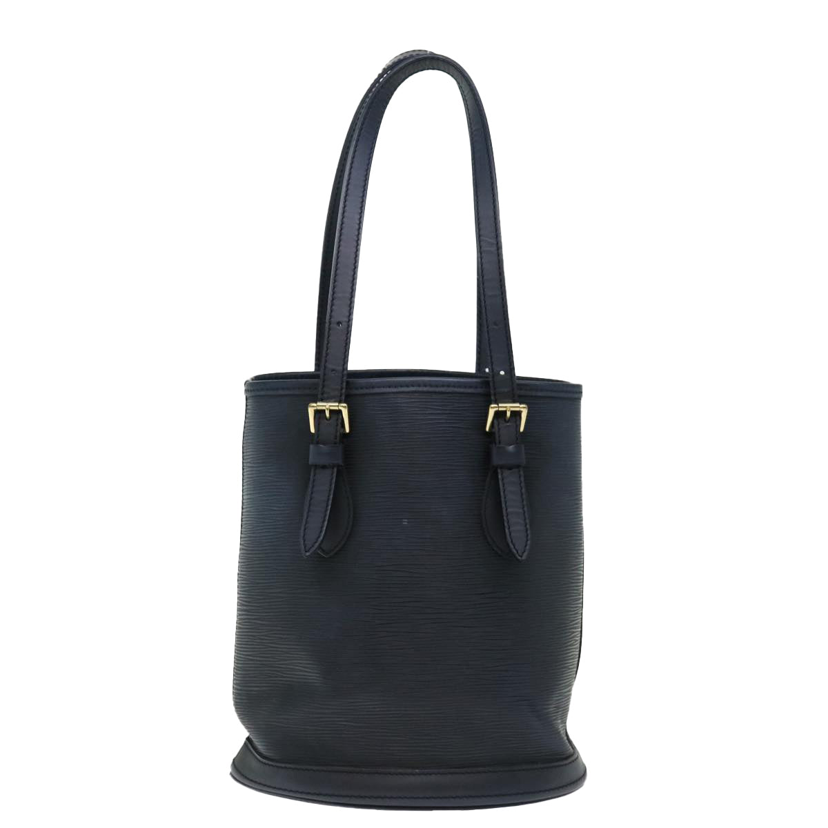LOUIS VUITTON Epi Bucket PM Shoulder Bag Black M58992 LV 70952