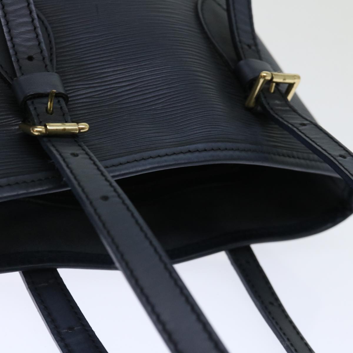 LOUIS VUITTON Epi Bucket PM Shoulder Bag Black M58992 LV 70952