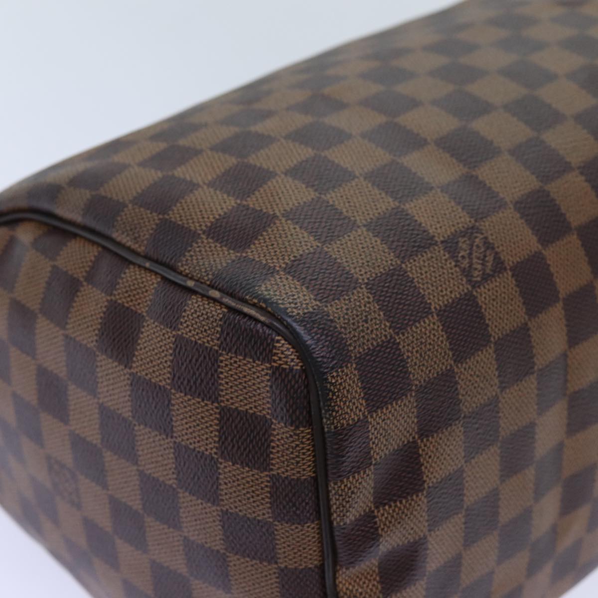 LOUIS VUITTON Damier Ebene Speedy 30 Hand Bag N41364 LV 70961