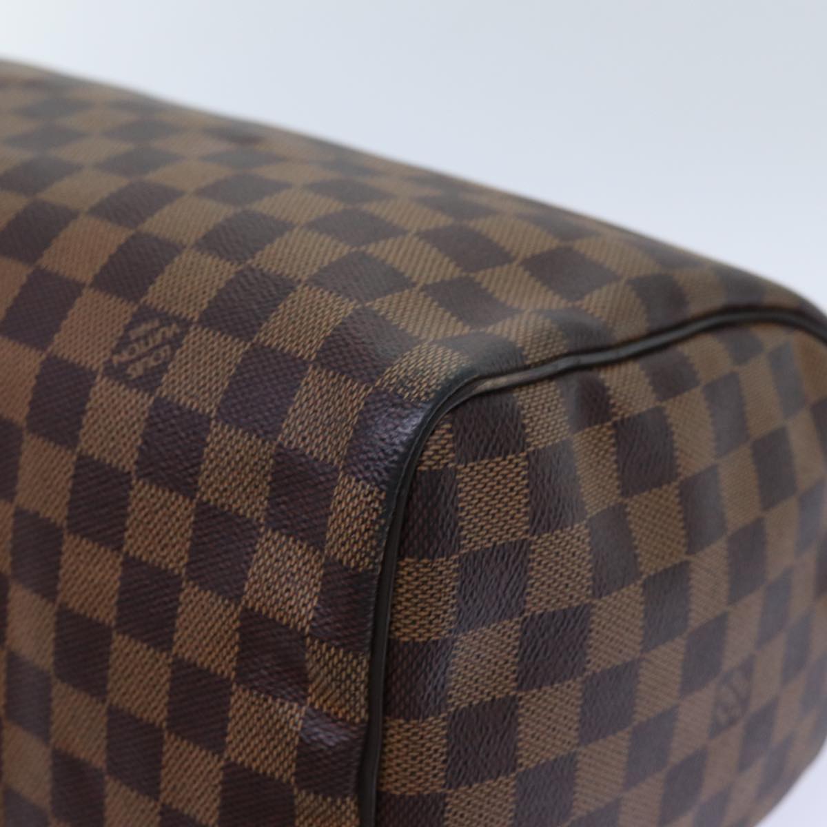 LOUIS VUITTON Damier Ebene Speedy 30 Hand Bag N41364 LV 70961