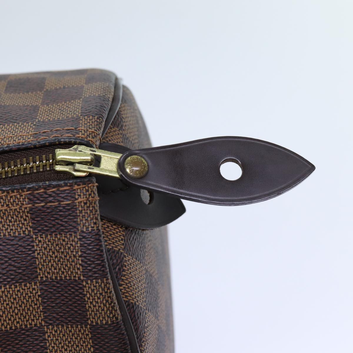 LOUIS VUITTON Damier Ebene Speedy 30 Hand Bag N41364 LV 70961