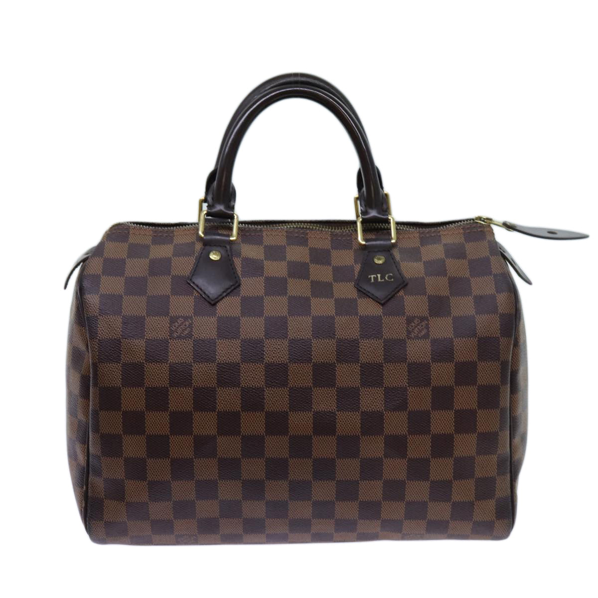 LOUIS VUITTON Damier Ebene Speedy 30 Hand Bag N41364 LV 70961