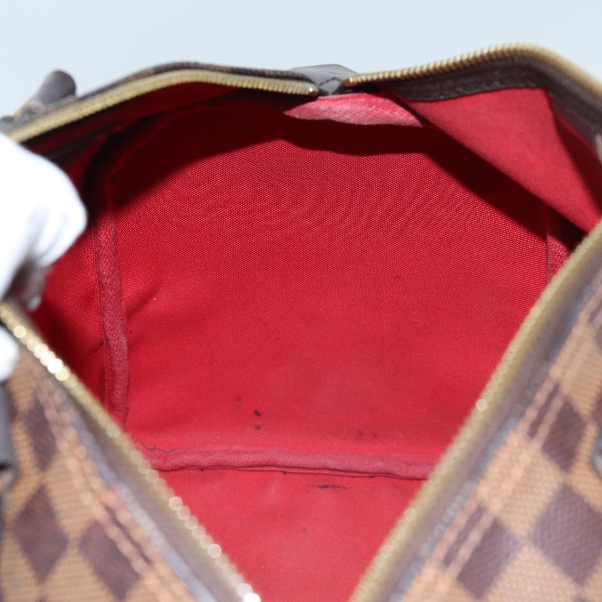 LOUIS VUITTON Damier Ebene Speedy 30 Hand Bag N41364 LV 70961