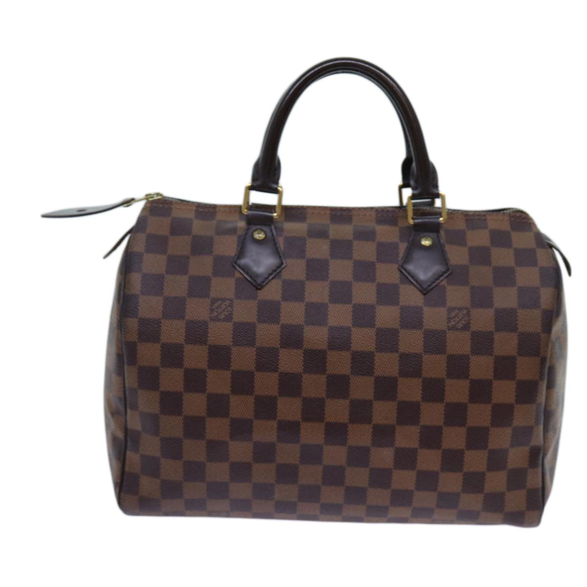 LOUIS VUITTON Damier Ebene Speedy 30 Hand Bag N41364 LV 70961