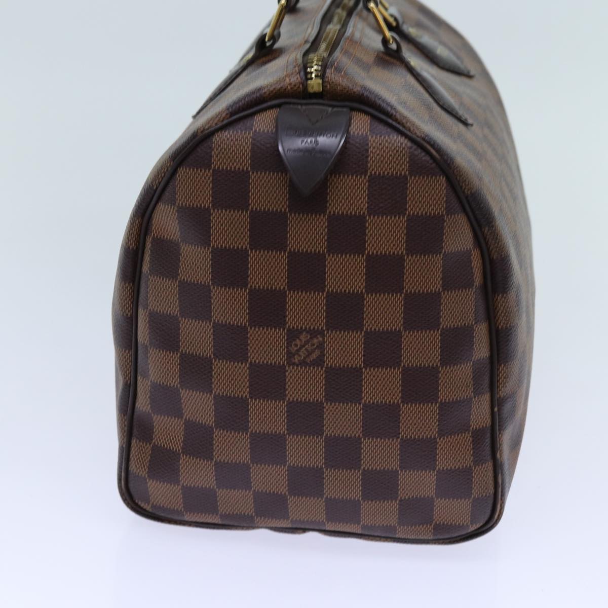 LOUIS VUITTON Damier Ebene Speedy 30 Hand Bag N41364 LV 70961