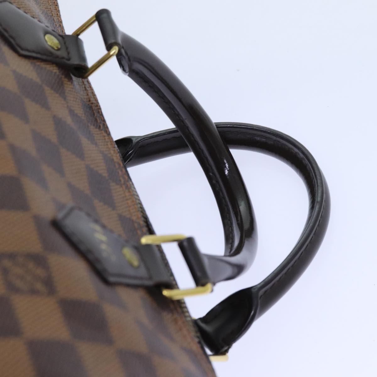 LOUIS VUITTON Damier Ebene Speedy 30 Hand Bag N41364 LV 70961