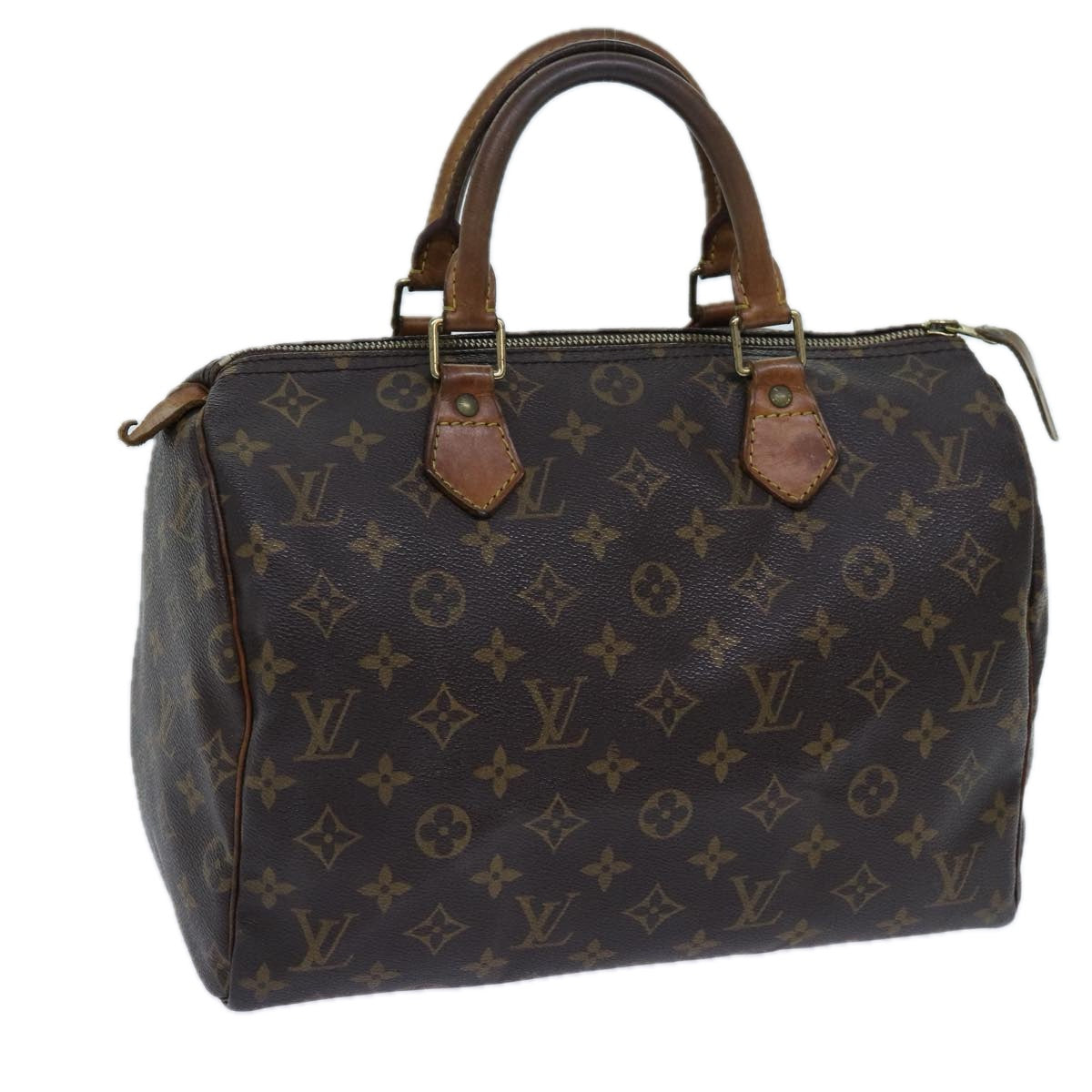 LOUIS VUITTON Monogram Speedy 30 Hand Bag M41526 LV 70965