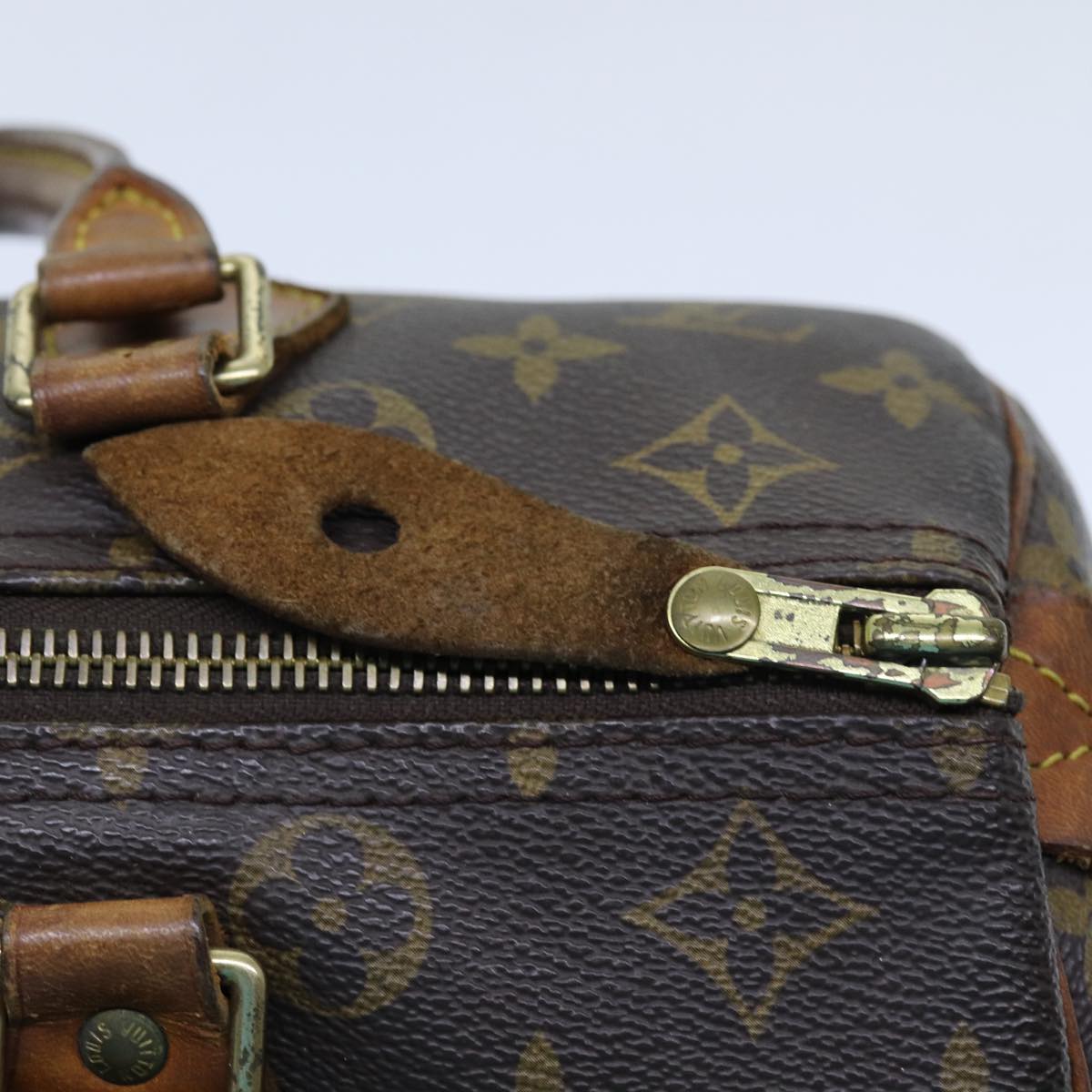 LOUIS VUITTON Monogram Speedy 30 Hand Bag M41526 LV 70965